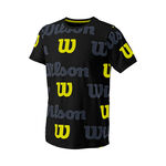 Vêtements De Tennis Wilson All Over Logo Tech Tee