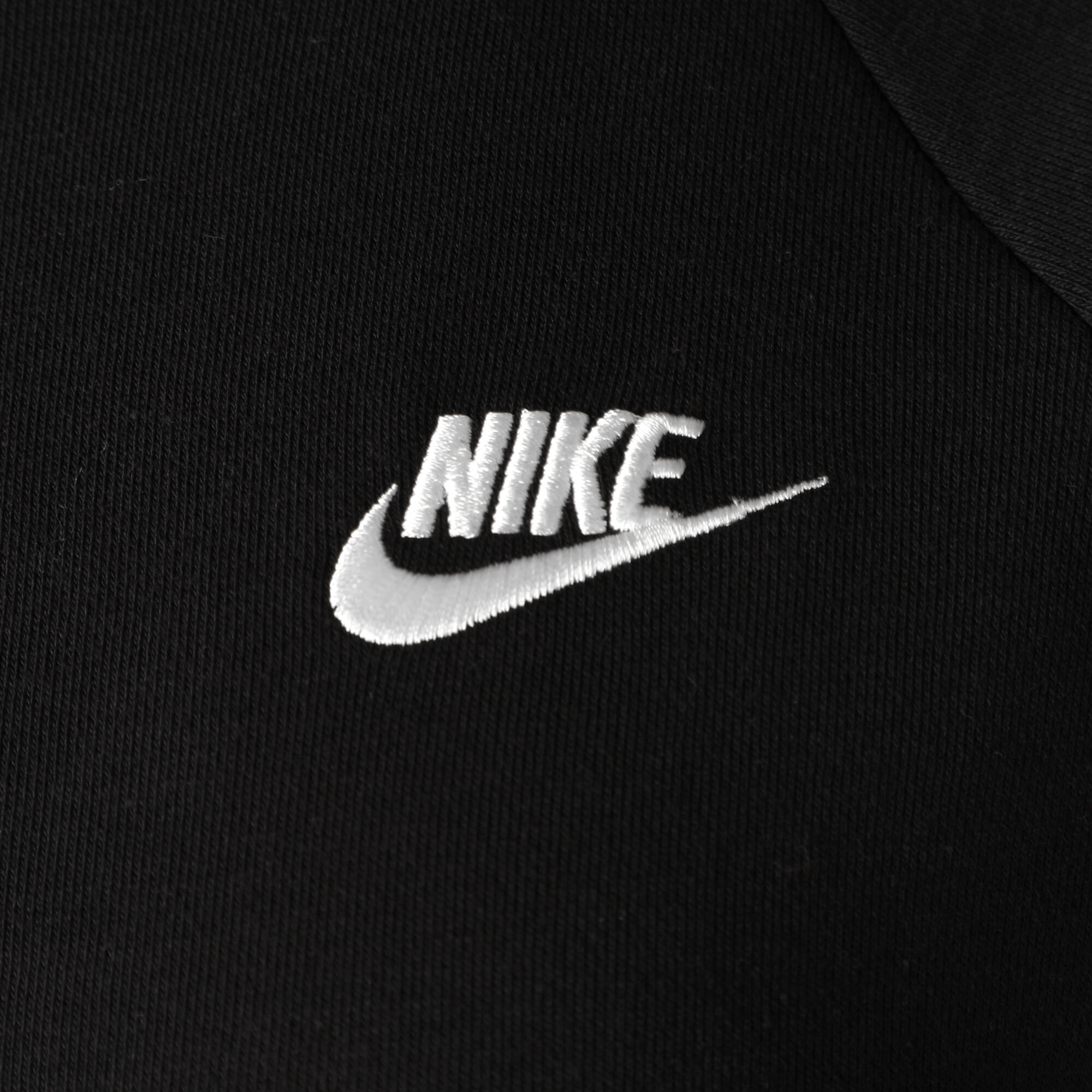 Nike Sweat à Capuche NSW Essential - Noir/Blanc Femme