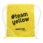 Sacs Tennis-Point Team yellow String Bag