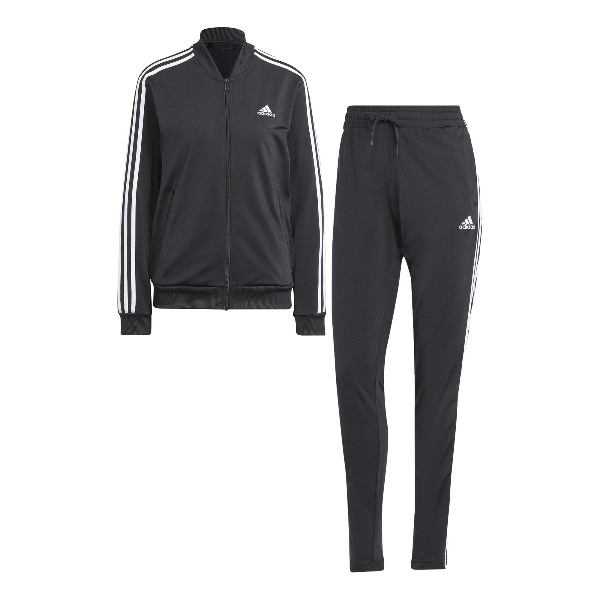 adidas Sportswear 3-STRIPES - Survêtement - black/noir 